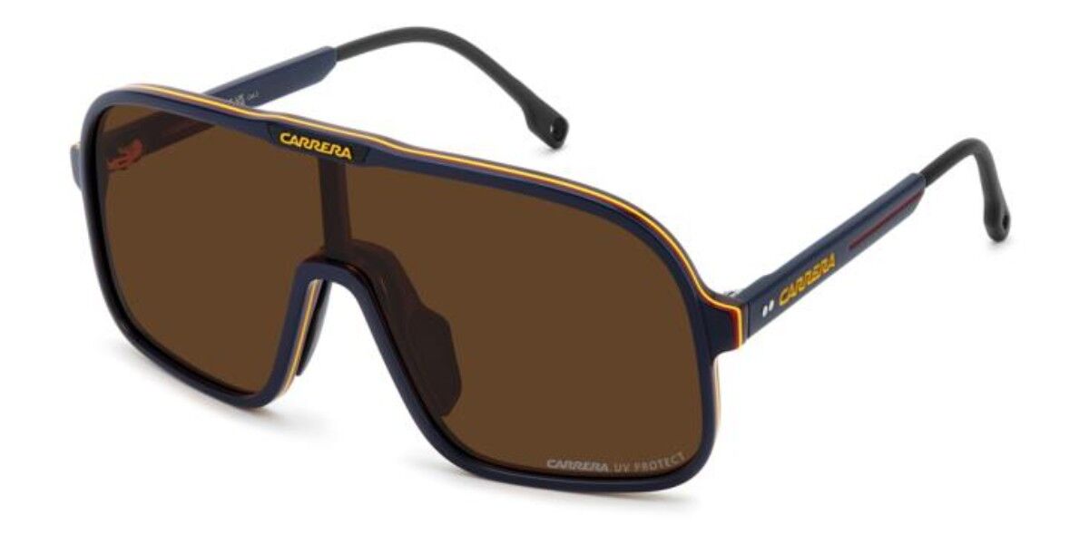 Carrera C SPORT 11/S PJP/70, Blue frame, Solid Dark Brown lenses