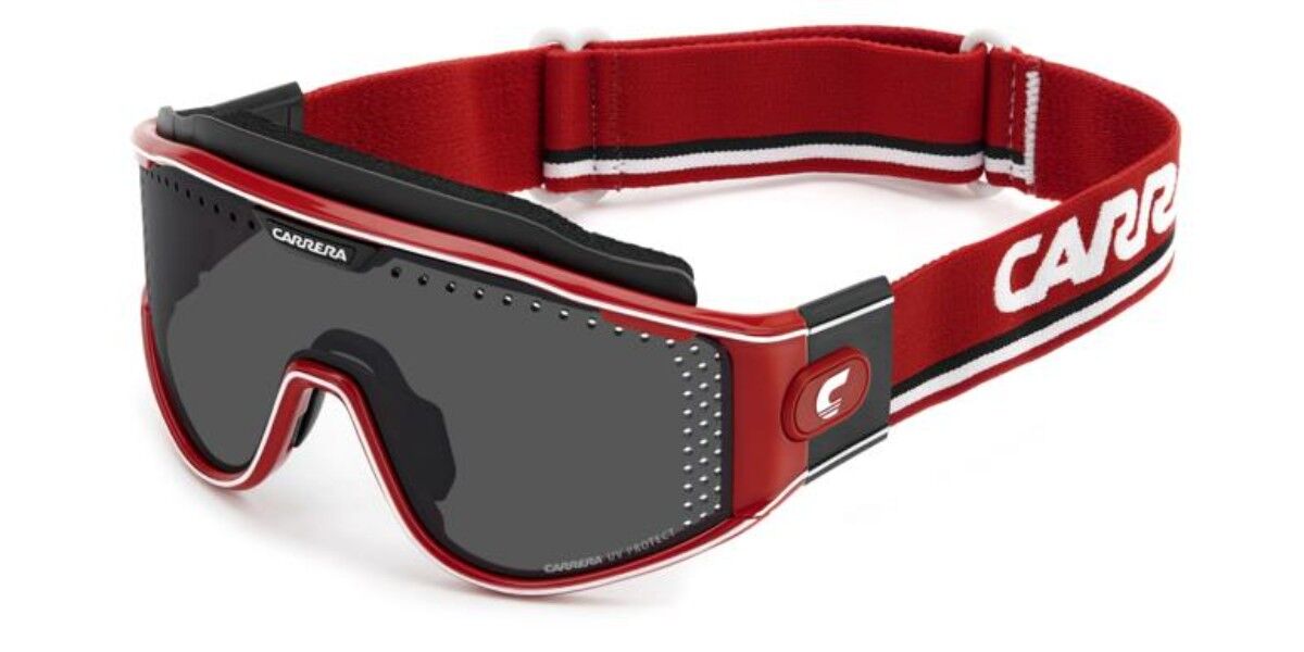 Carrera CA TRANSFORMA C9A/IR, Red frame, Solid Dark Grey lenses