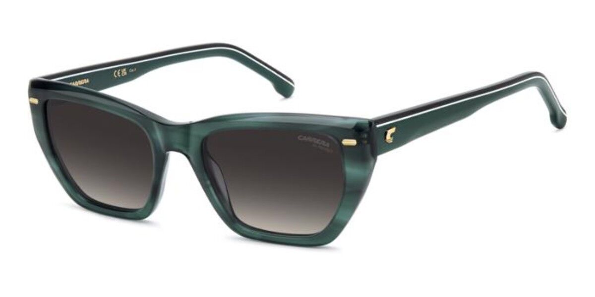 Carrera 3081/S 6AK/9O, Green frame, Gradient Dark Grey lenses