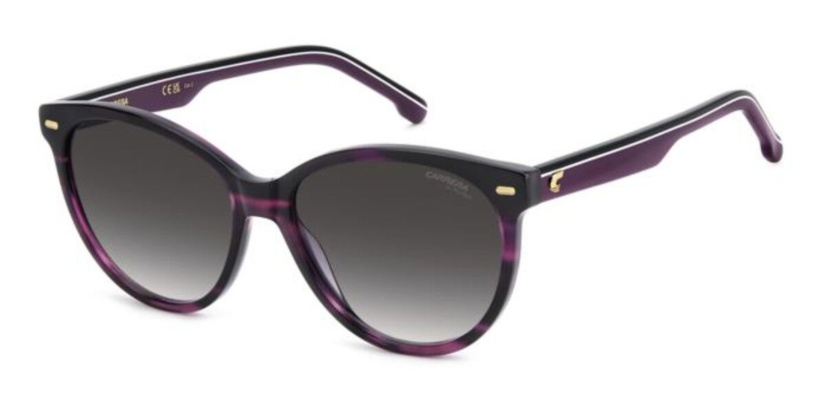 Carrera 3084/S 7FF/9O, Purple frame, Gradient Dark Grey lenses