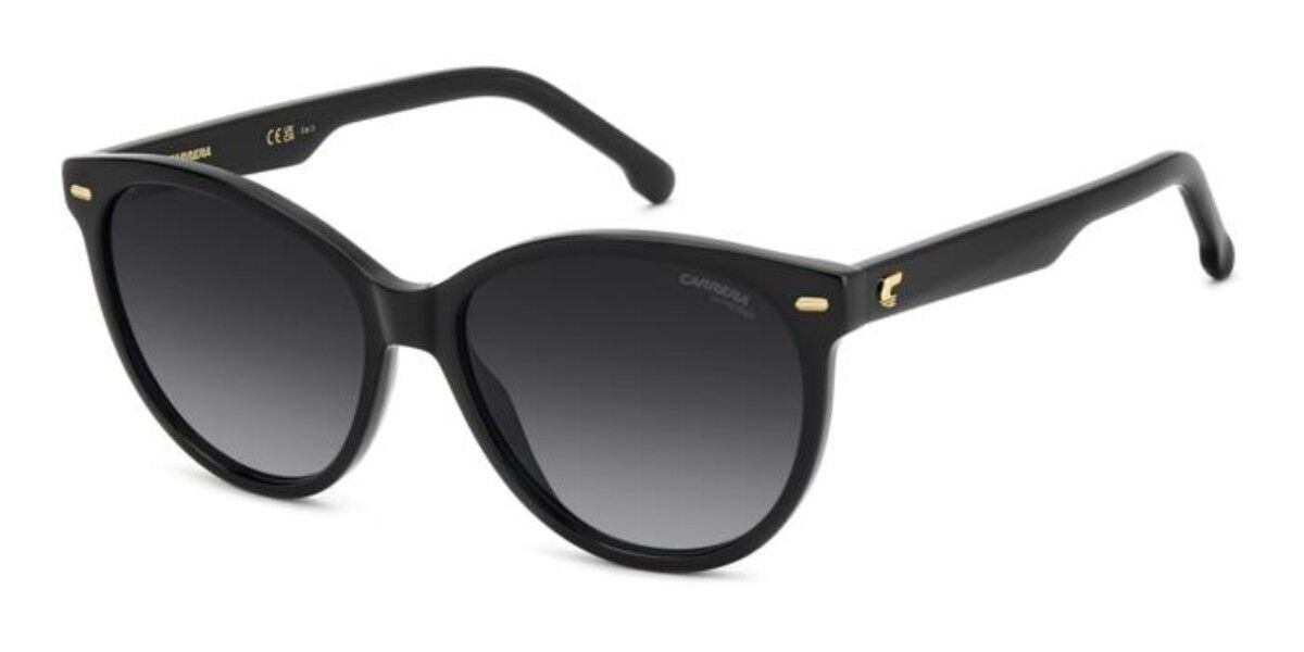 Carrera 3084/S 807/9O, Black frame, Gradient Dark Grey lenses
