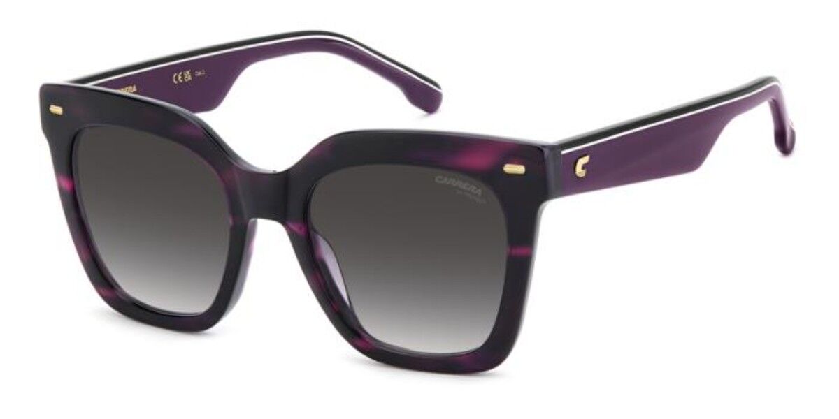 Carrera 3086/S 7FF/9O, Purple frame, Gradient Dark Grey lenses