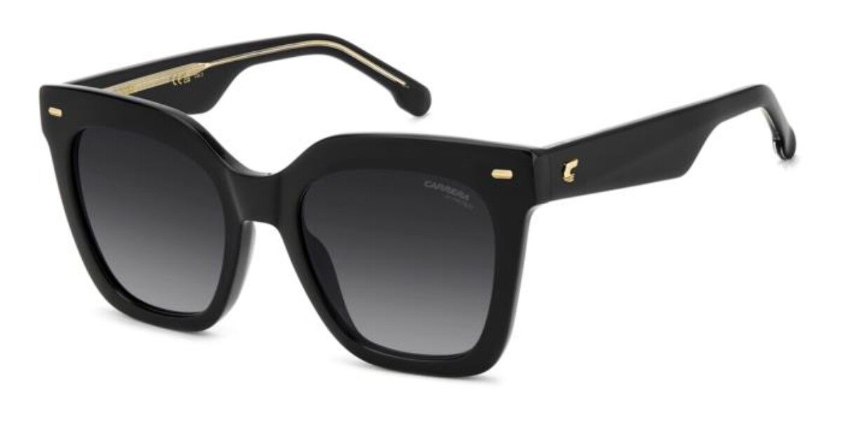Carrera 3086/S 807/9O, Black frame, Gradient Dark Grey lenses