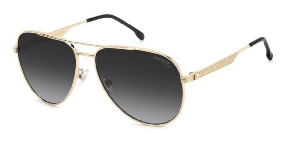 Carrera 3088/S 000/9O, Gold frame, Gradient Dark Grey lenses