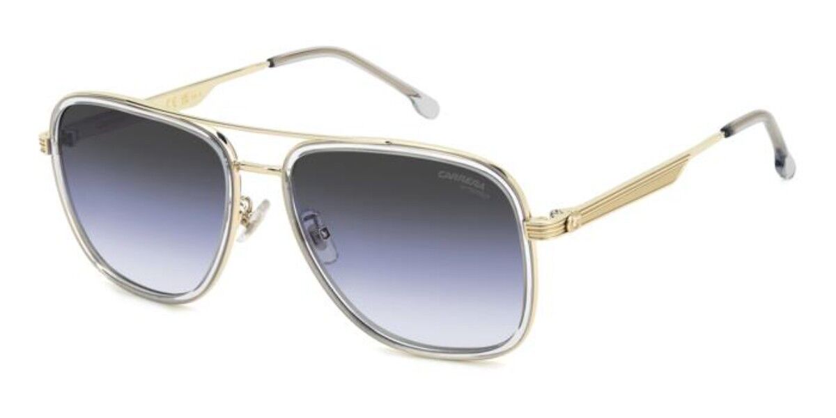 Carrera 3089/S KB7/GB, Grey frame, Double Gradient Grey Azure Blue lenses