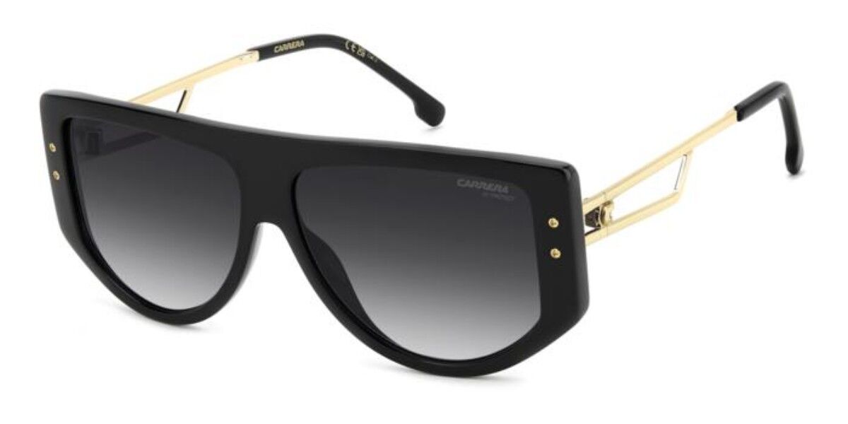 Carrera 3099/S 807/9O, Black frame, Gradient Dark Grey lenses