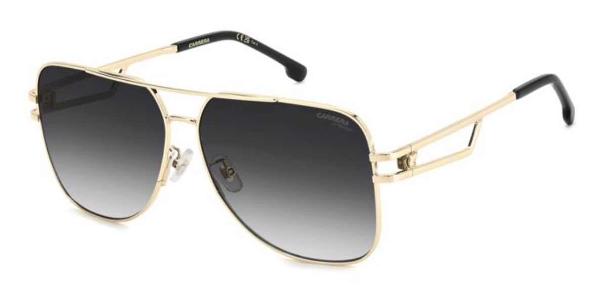 Carrera 3100/S 000/9O, Gold frame, Gradient Dark Grey lenses