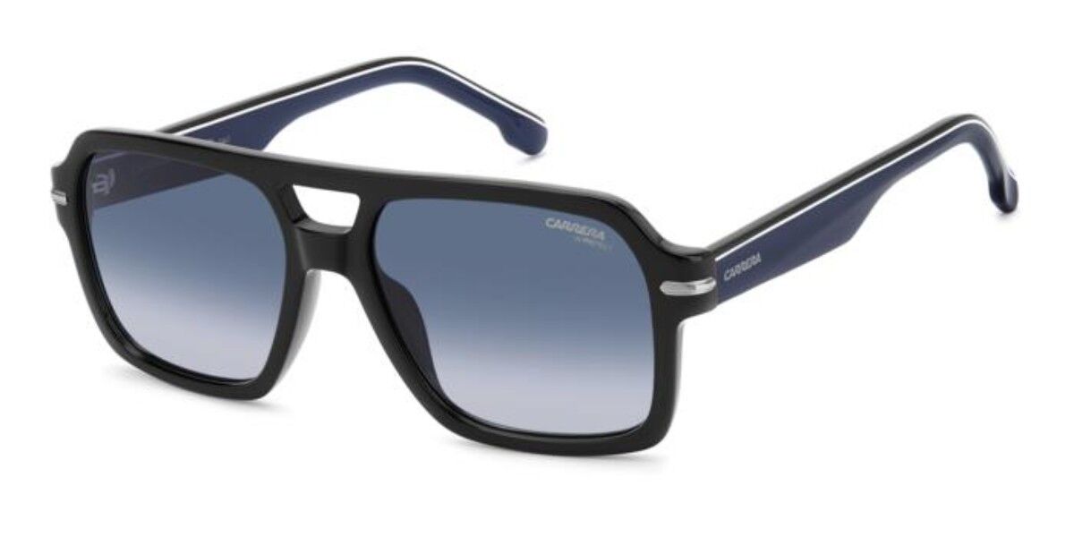 Carrera 377/S D51/08, Black frame, Gradient Dark Blue lenses