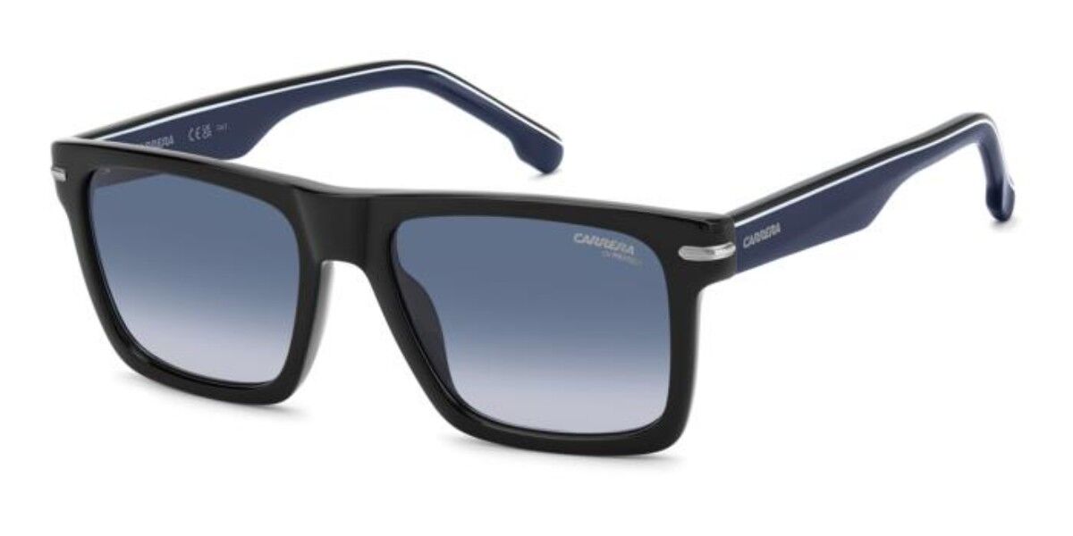 Carrera 378/S D51/08, Black frame, Gradient Dark Blue lenses