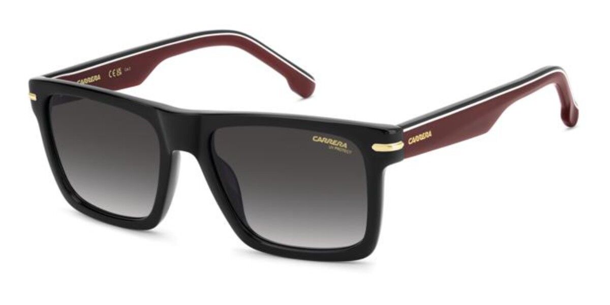 Carrera 378/S OIT/9O, Black frame, Gradient Dark Grey lenses