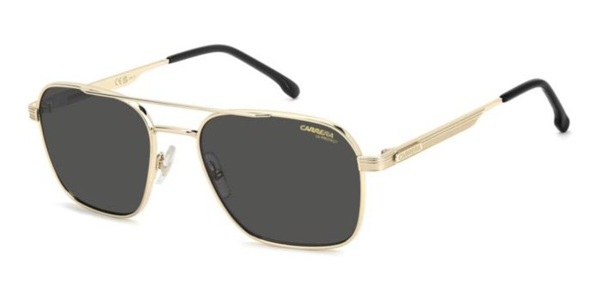 Carrera 379/S J5G/IR, Gold frame, Solid Dark Grey lenses