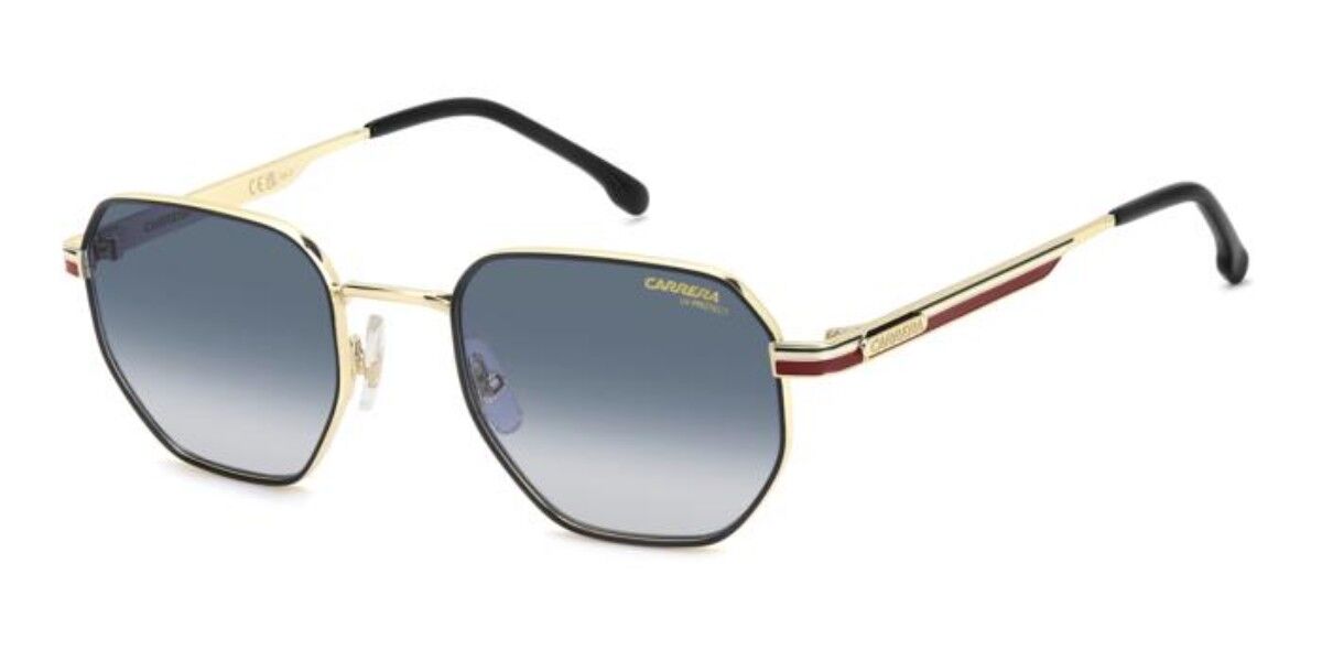 Carrera 380/S W3J/08, Black frame, Gradient Dark Blue lenses