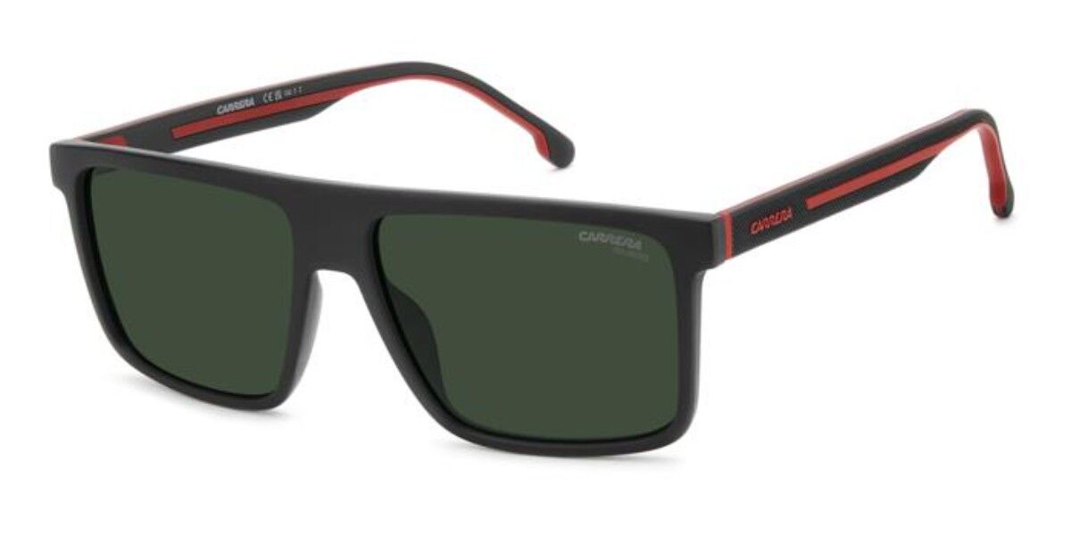 Carrera C SPORT 14/S Polarized BLX/UC, Black frame, Solid Green lenses