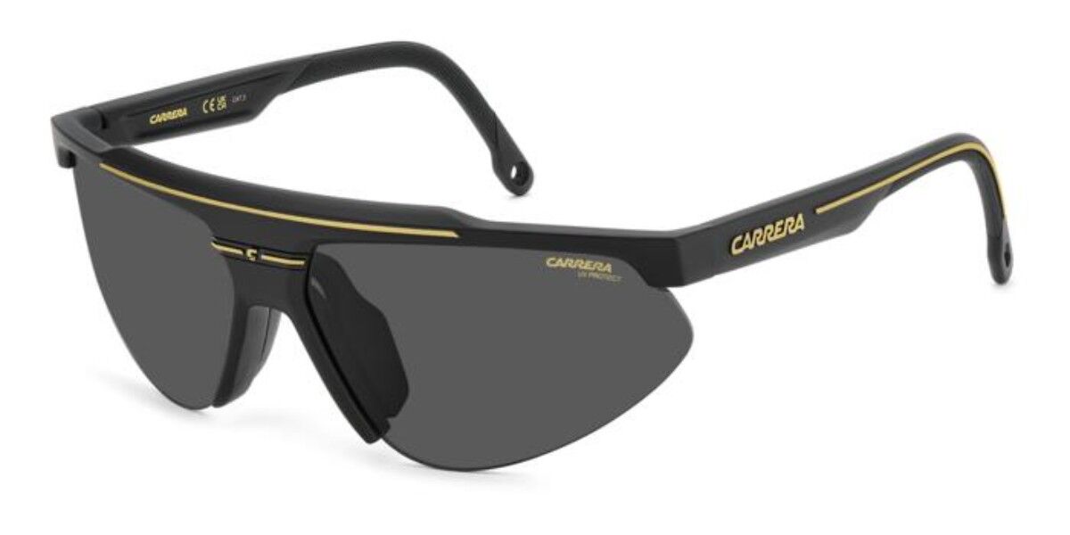 Carrera C SPORT 15/S I46/IR, Black frame, Solid Dark Grey lenses