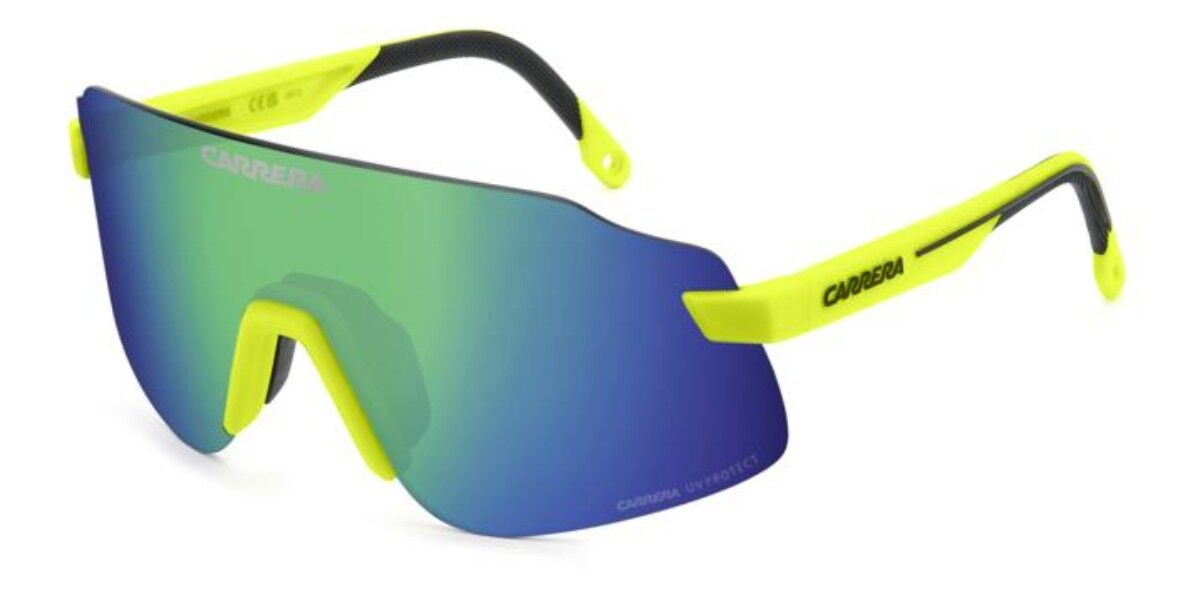 Carrera C SPORT 16/S 2V7/Z9, Yellow frame, Green Multilayer Mirror lenses