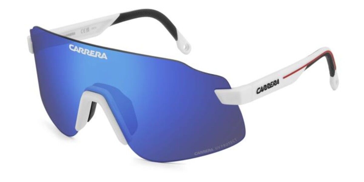 Carrera C SPORT 16/S 6HT/Z0, White frame, Blue Multilayer Mirror lenses