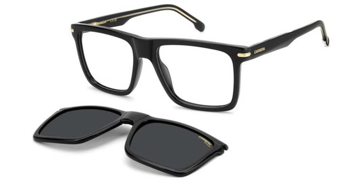 Carrera CA 387/C with Clip-On 807/M9, Black frame
