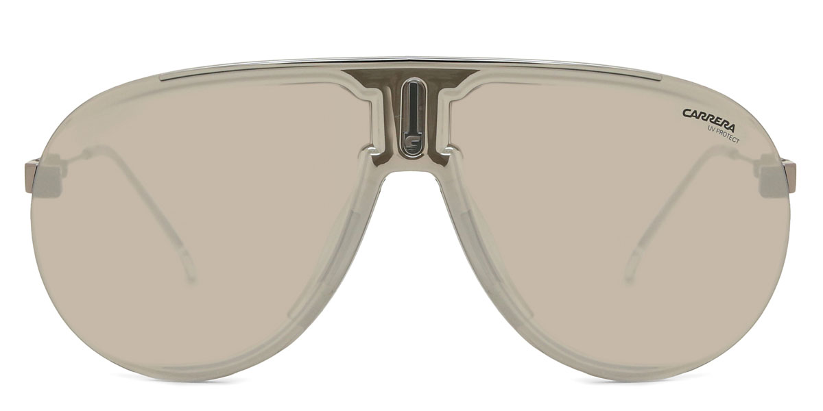 Carrera SUPERCHAMPION 6LB/T4, Silver frame, Silver Mirror lenses