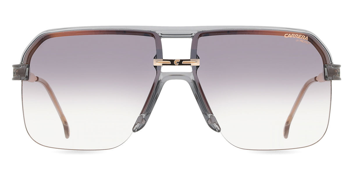 Carrera 1066/S KB7/FQ, Grey frame, Gradient Grey Gold Mirror lenses