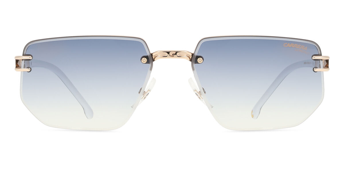 Carrera 1070/S 80S/08, Gold frame, Gradient Blue lenses