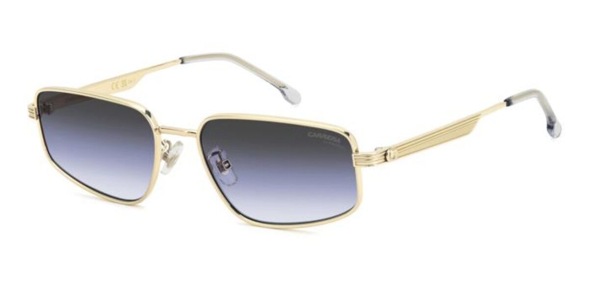 Carrera 3087/S J5G/GB, Gold frame, Double Gradient Grey Azure Blue lenses