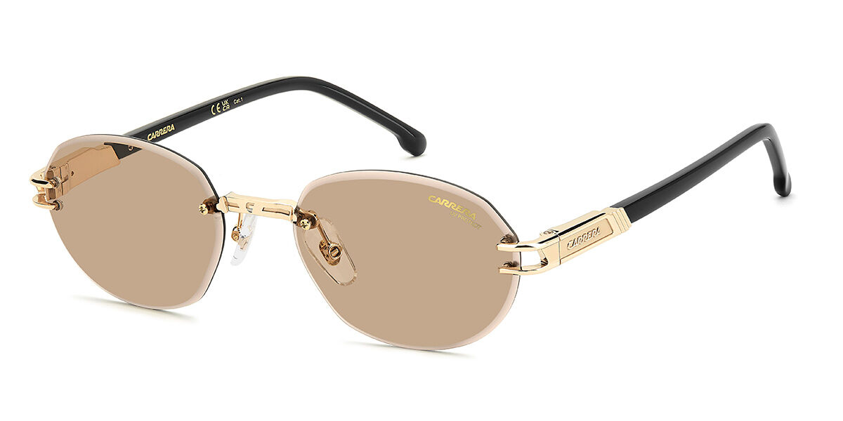 Carrera 1088/S RHL/70, Gold frame, Brown lenses