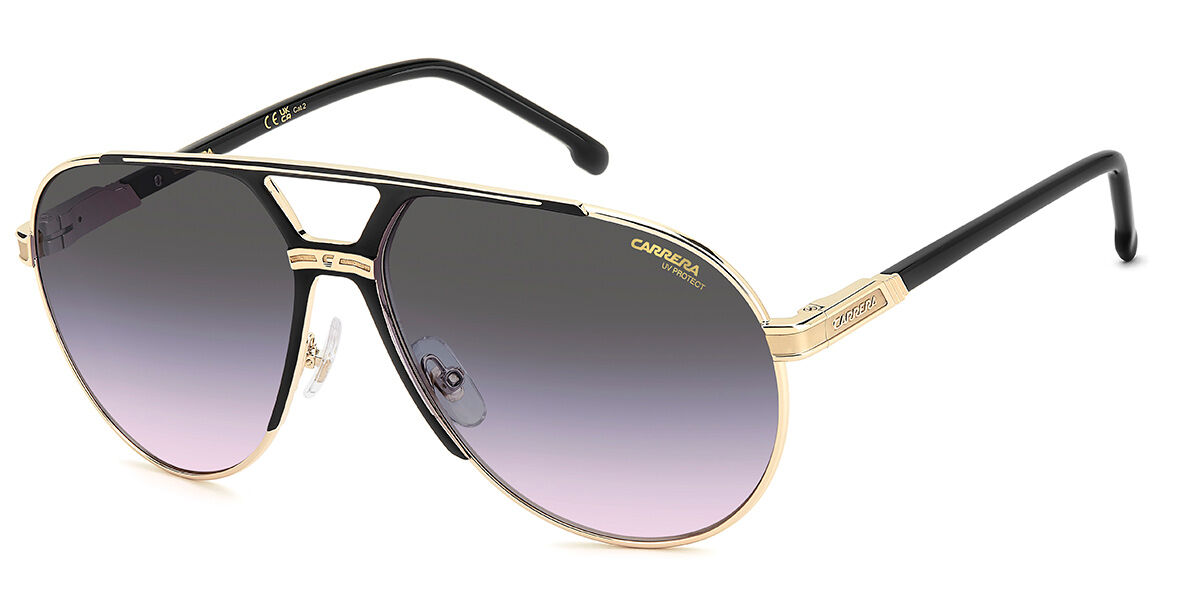 Carrera 1089/S RHL/I4, Gold frame, Gradient Blue Pink lenses