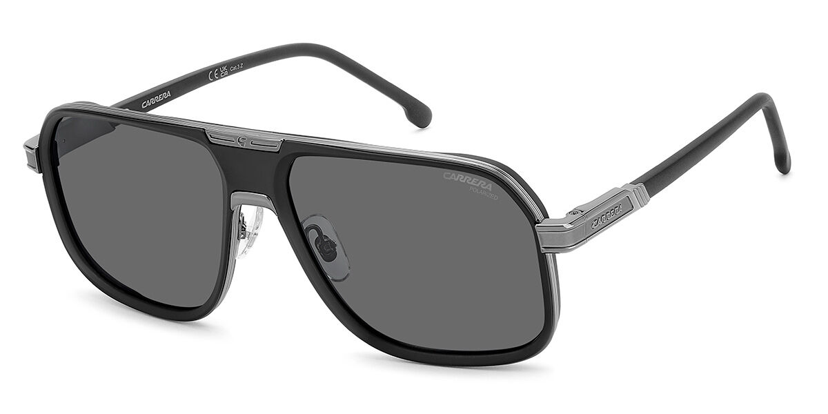 Carrera 1090/S Polarized RZZ/M9, Black frame, Grey Polarized lenses