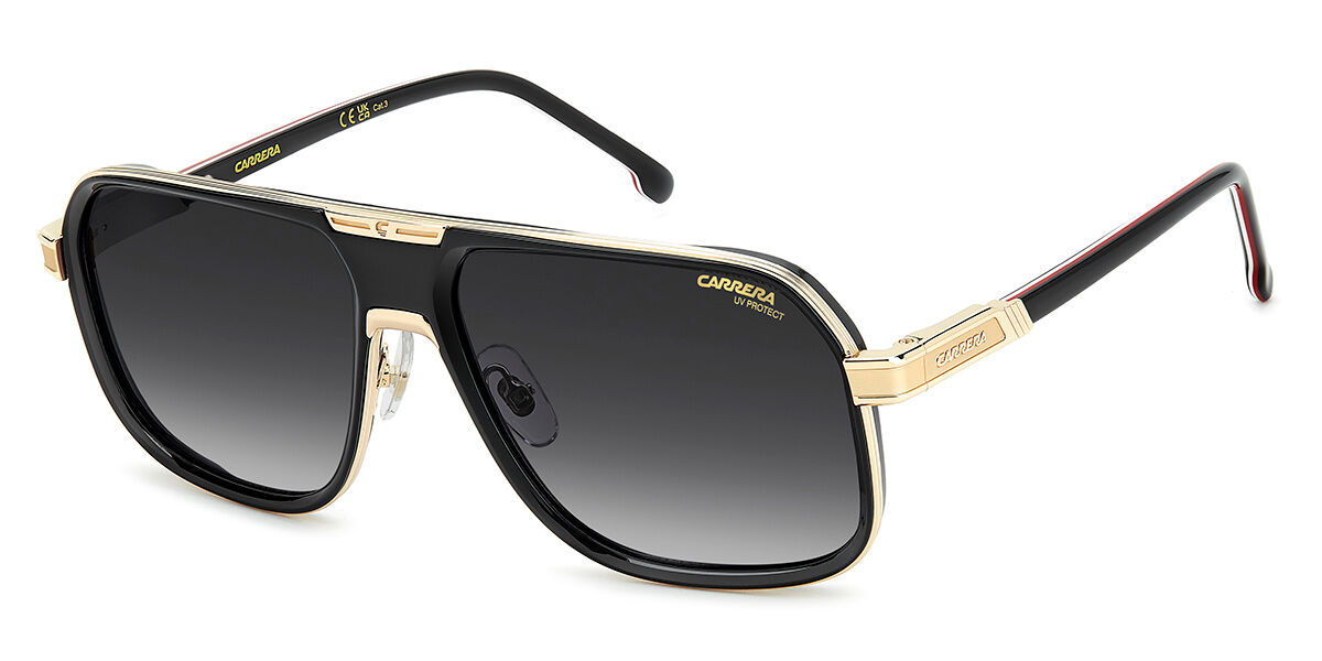 Carrera 1090/S OIT/9O, Gold frame, Gradient Grey lenses