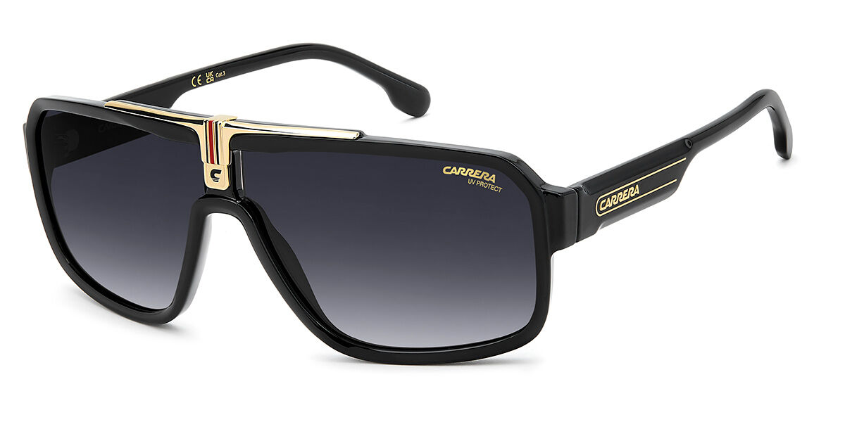 Carrera 1091/S 807/9O, Black frame, Gradient Grey lenses