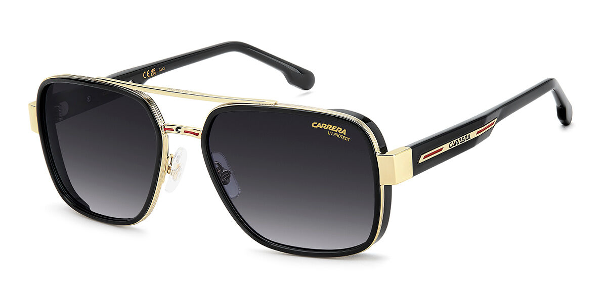 Carrera 1092/S 807/9O, Gold frame, Gradient Grey lenses
