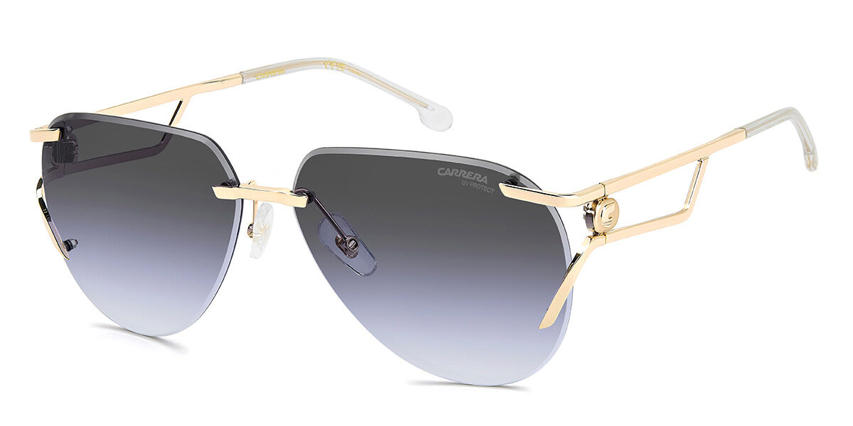 Carrera 3103/S J5G/GB, Gold frame, Gradient Blue Grey lenses