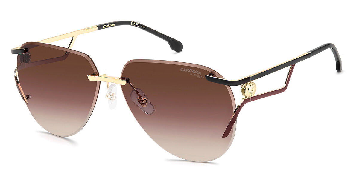 Carrera 3103/S NOA/M2, Gold frame, Gradient Brown Pink lenses