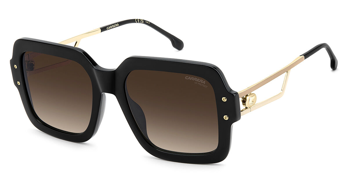 Carrera 3104/S 0WM/HA, Black frame, Gradient Brown lenses