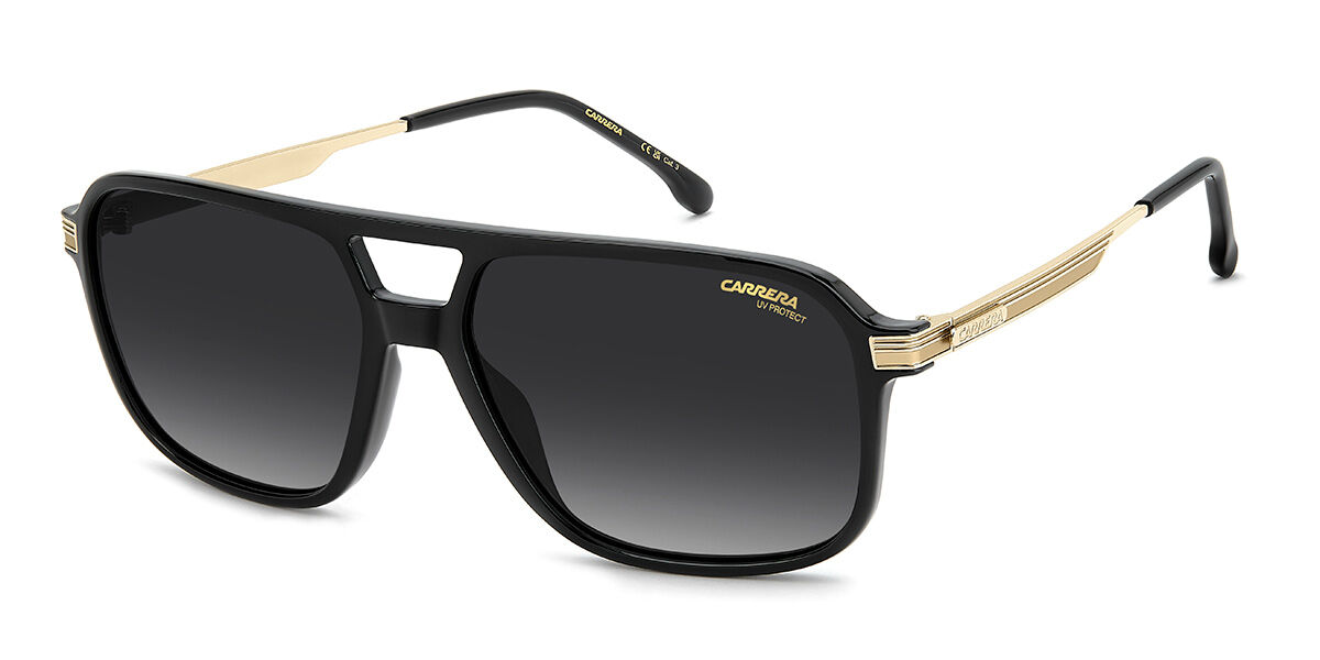 Carrera 390/S 807/9O, Black frame, Gradient Grey lenses
