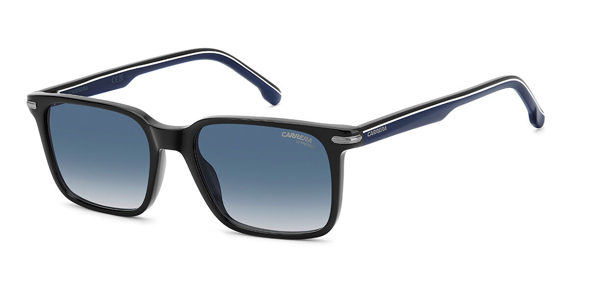 Carrera 391/S D51/08, Black frame, Gradient Blue lenses
