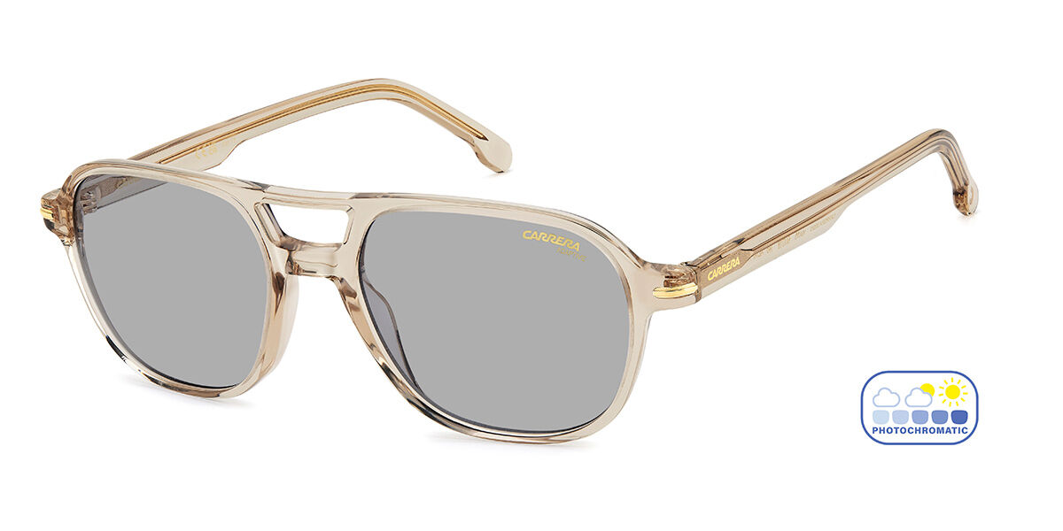 Carrera 392/S 10A/7O, Brown frame, Grey Photochromic lenses