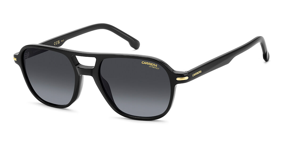 Carrera 392/S 807/9O, Black frame, Gradient Grey lenses