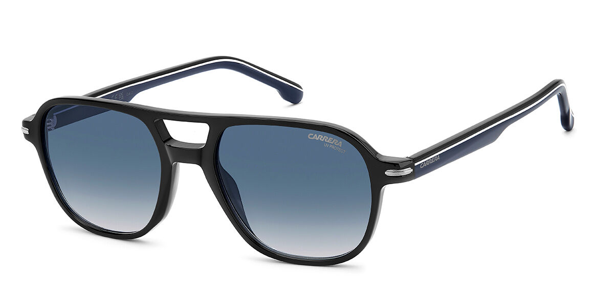 Carrera 392/S D51/08, Black frame, Gradient Blue lenses