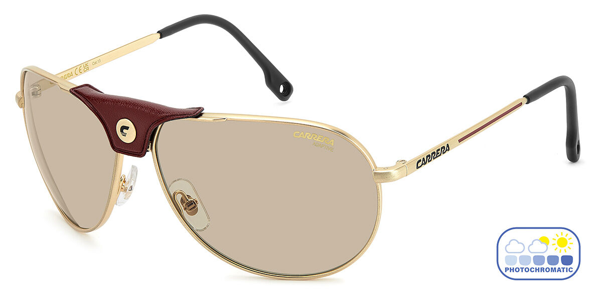 Carrera C SPORT 18/S 0NZ/8J, Gold frame, Green Photochromic lenses