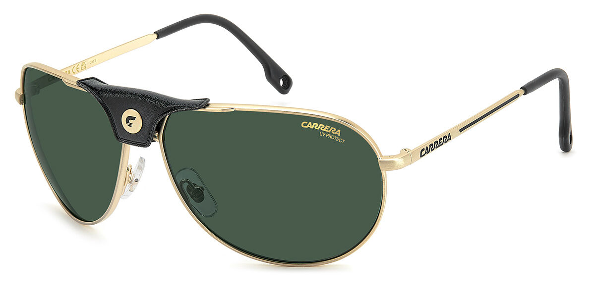 Carrera C SPORT 18/S 0NZ/QT, Gold frame, Green lenses
