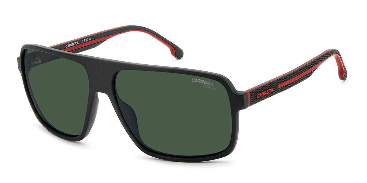 Carrera C SPORT 19/S Polarized BLX/UC, Black frame, Green Polarized lenses