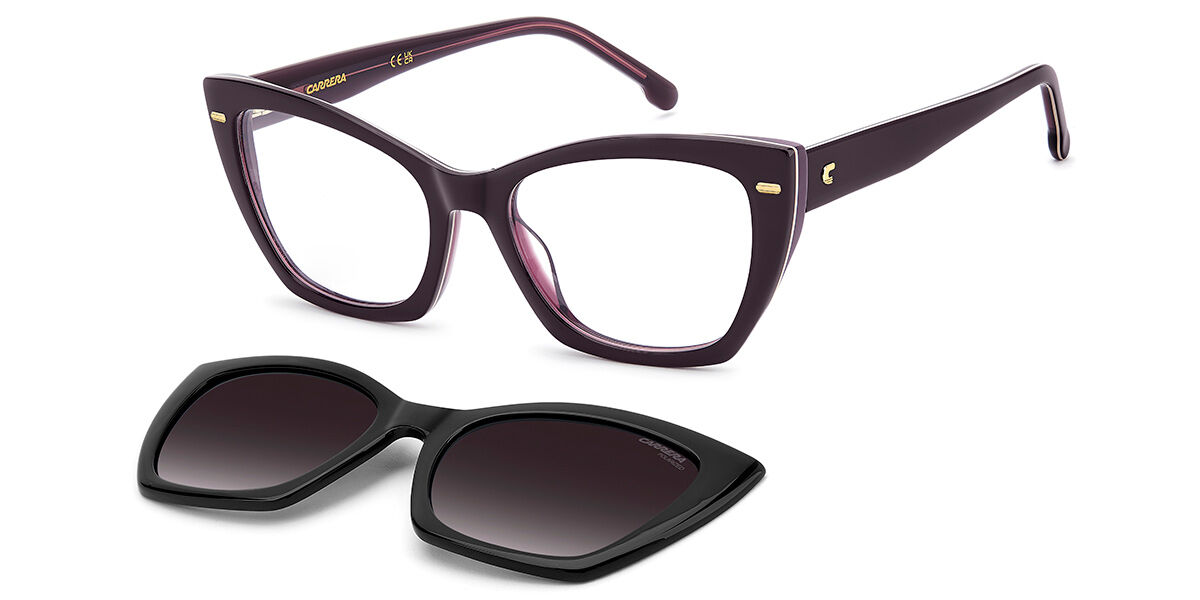 Carrera CA 3036/C with Clip-On 0T7/WJ, Purple frame