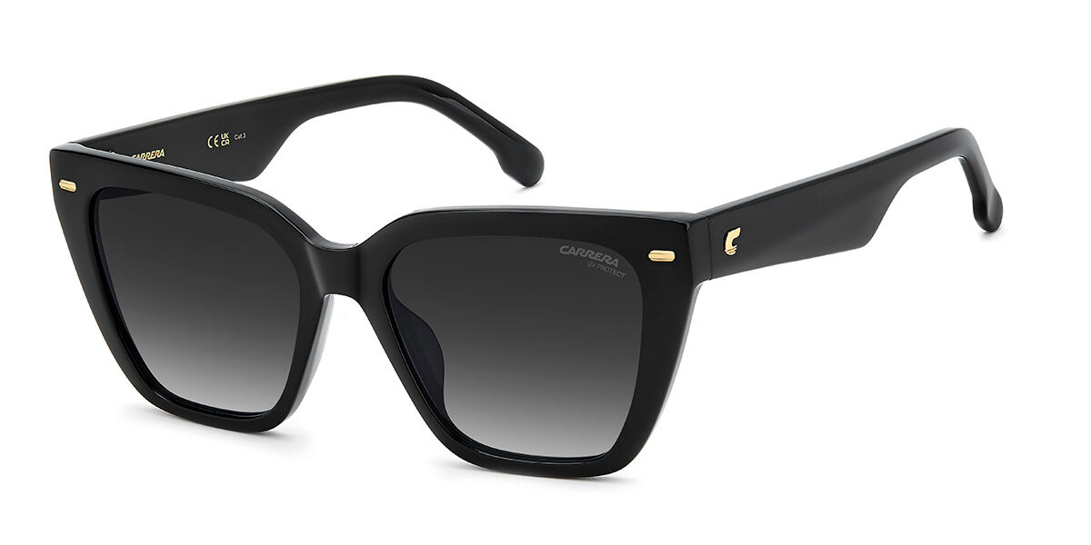 Carrera CA 3108/G/S Asian Fit 807/9O, Black frame, Gradient Grey lenses