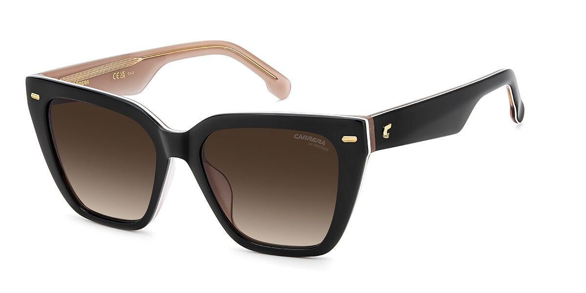 Carrera CA 3108/G/S Asian Fit KDX/HA, Black frame, Gradient Brown lenses