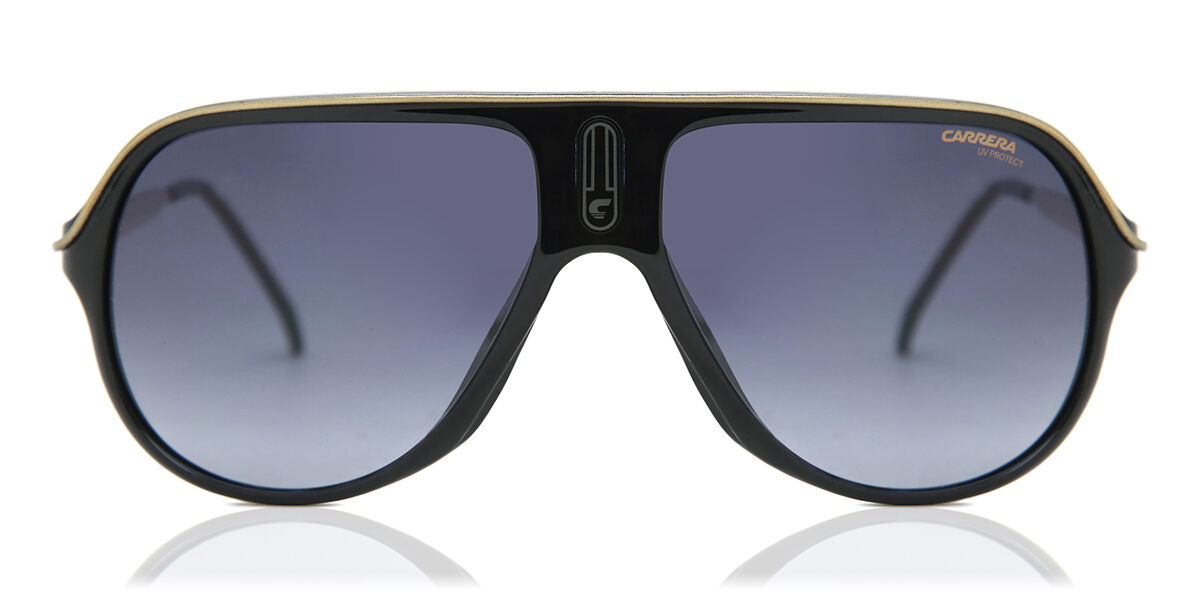 Carrera SAFARI65/N 807/9O, Black frame, Dark Grey Gradient lenses
