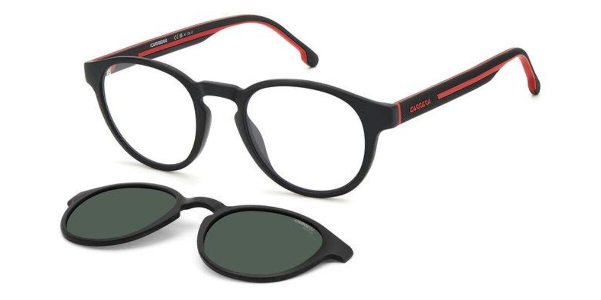 Carrera CA 8066/CS with Clip-On OIT/UC, Black frame