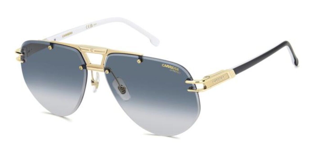 Carrera 1087/S 80S/08, Gold frame, Gradient Dark Blue lenses
