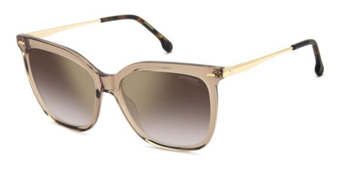 Carrera 3071/S FT4/YK, Brown frame, Gradient Gold Burgundy Mirror lenses