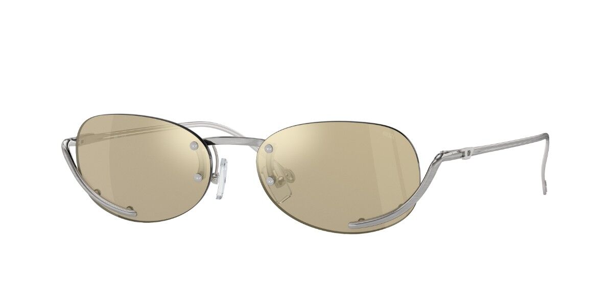 Diesel DL1004 111/V9, Silver frame, Yellow Internal Blue Mirror lenses